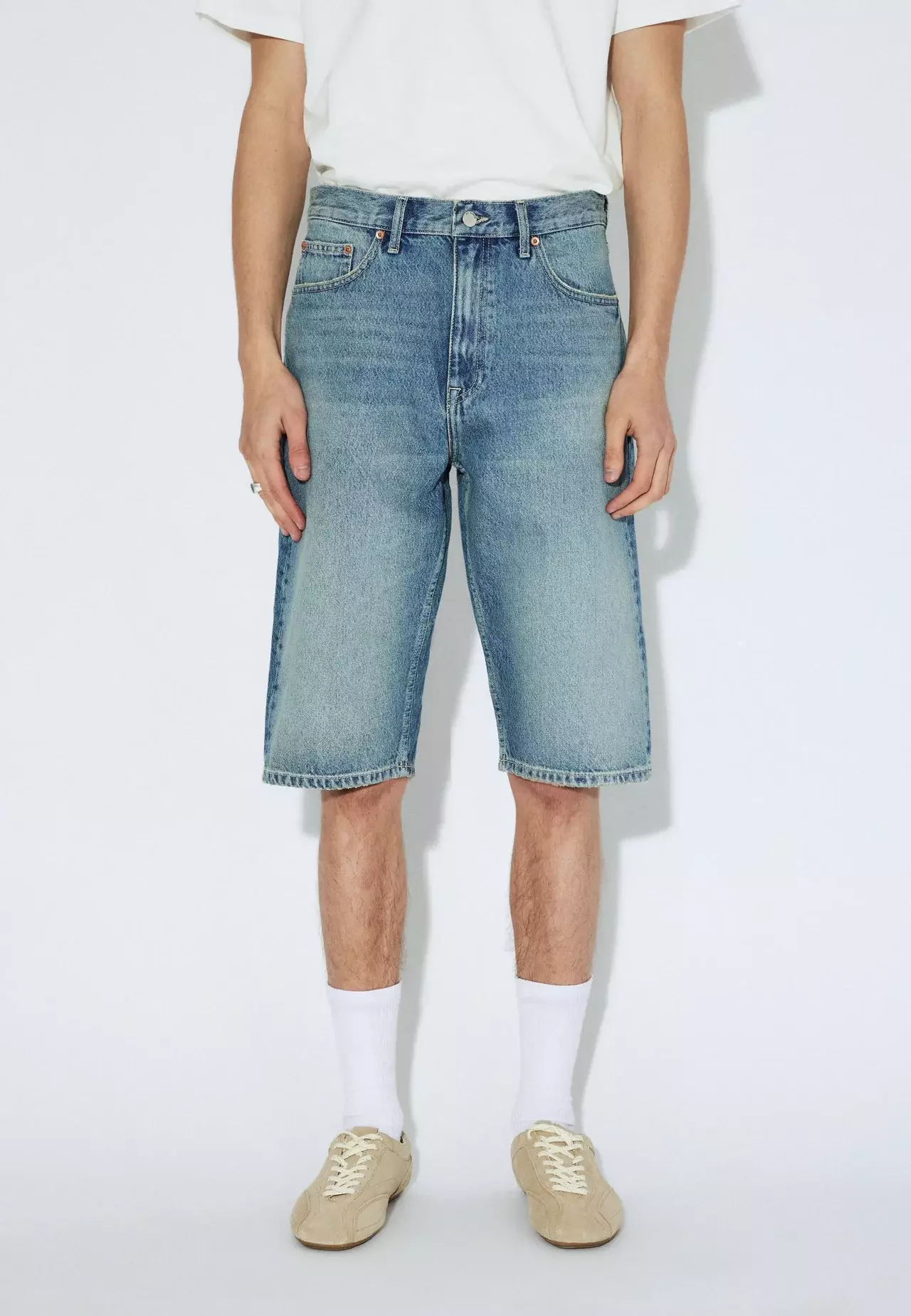 Dr.Denim Omar Shorts Drift Sky Used Herren Denim blau